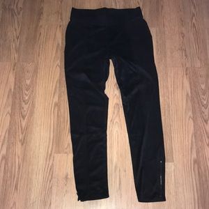 Suede-like legging pant